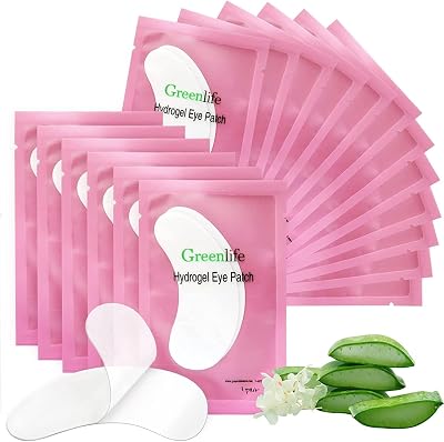 GreenLife 50 Pairs Eyelash Under Eye Gel Patches Collagen Pads