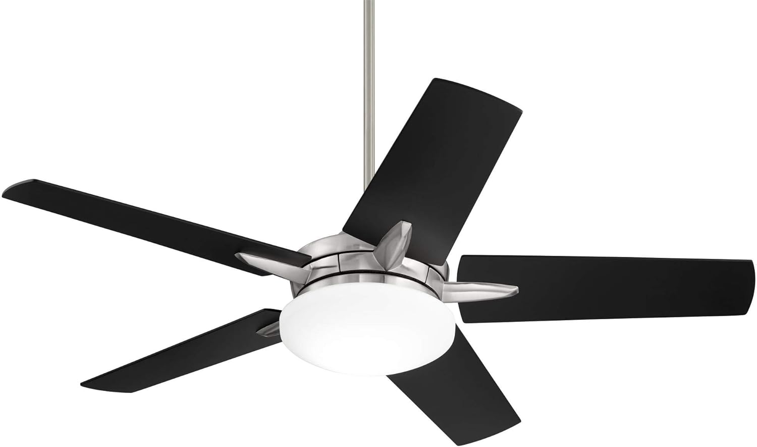 56 Casa Endeavor Brushed Nickel Matte Black Led Ceiling Fan