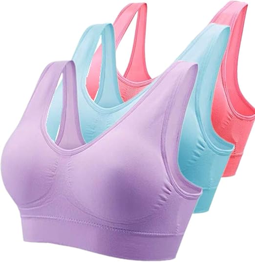 New Upgrade Super Thin Soft Comfy Seamless Sleep Bras for Women, A to D