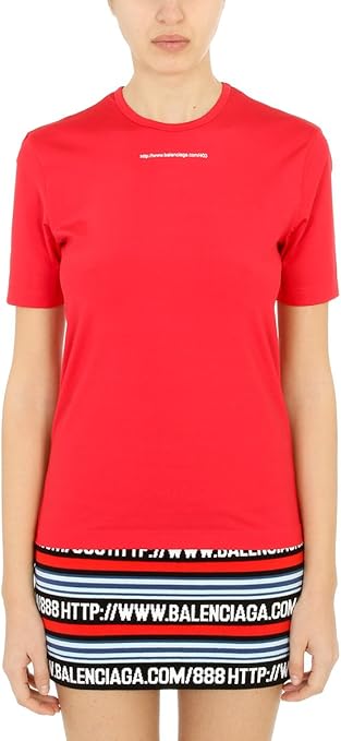 balenciaga red tee