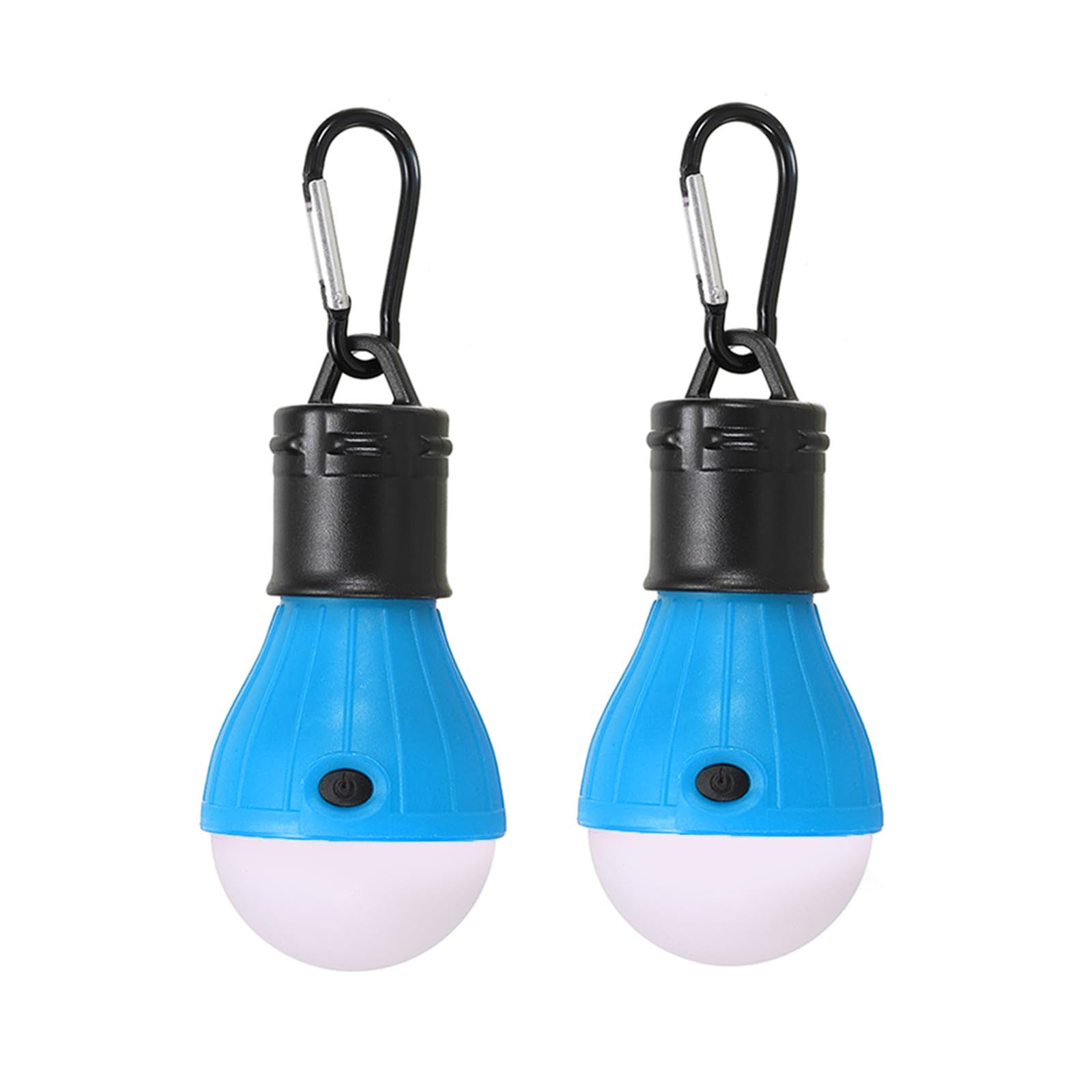 PATIKIL Tent Lantern, 2 Pack Portable Camping Light LED Camping Lantern for Backpacking Camping Hiking, 5.71" x 2.05", Blue