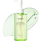 Omitted Fresh Lime Pore Clearing Deep Cleansing Oil - Makeup and Blackhead Remover with LHA and Natural 7-Oil Complex, Lightweight Cleanser, Korean Skincare, 6.76 fl. oz. (200ml)