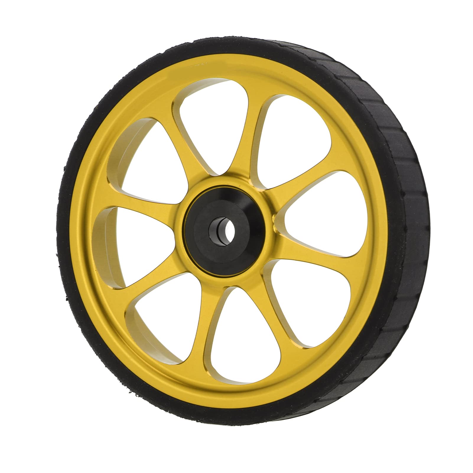 82mm Easy Wheel,Lightweight High Stability Smoother Rolling Easywheel for Folding Bike(gold)