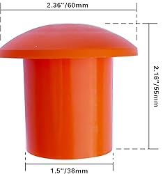 Fieaheily Rebar Safety Cap – 80 PCS Mushroom