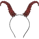 MOSTORY Demonic Horns Headband for Adult - Devil Horn Headband for Halloween Renaissance Renfaire Cosplay