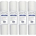 Sediment Water Filter Cartridge Compatible with P5-D, P5A. Also Compatible with Aqua-Pure AP110 & AP110-NP, GE FXUSC, Whirlpool WHKF-GD05 and Dupont WFPFC500; Set of 4 Filters