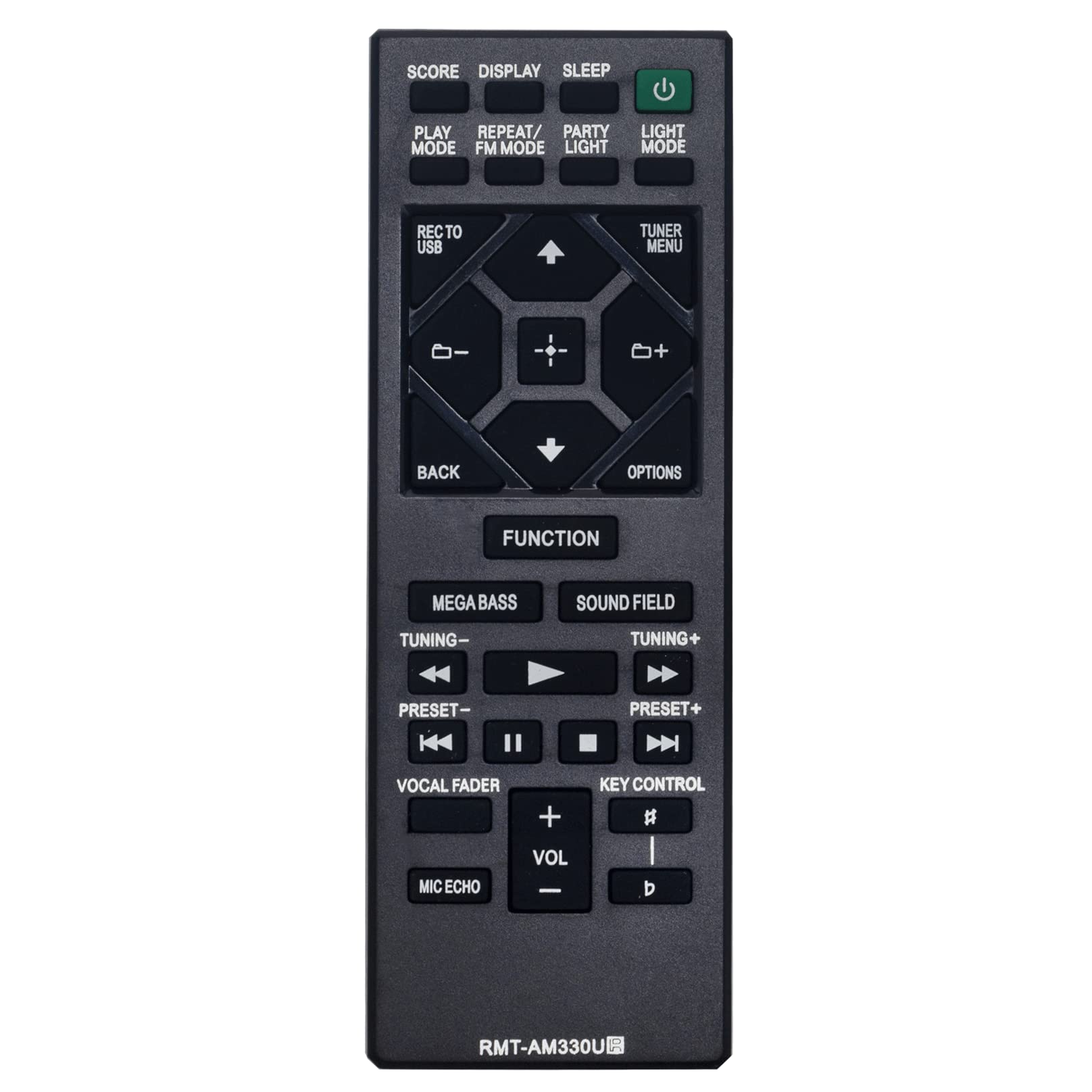 VINABTY RMT-AM330U Remote Control Replced Compatible with Sony Audio System MHC-V21 MHC-V50 SHAKE-X10 SHAKE-X30 MHC-M20 MHC-V77W MHC-V71 MHC-V90W