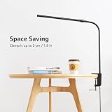 Lepro Desk Lamp Clamp 460lm Eye Caring Clip On LED Dimmable 3 Modes USB view 7