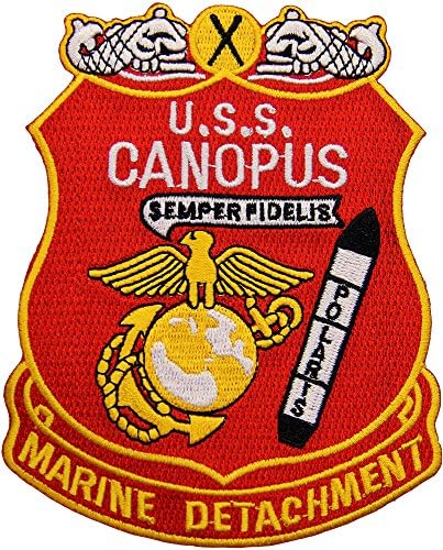 USS Canopus AS-34 Marine Detachment Ship Patch Full Color