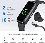 Meoonley Fitness Tracker IP68 Waterproof Pedometer Heart Rate Sleep Monitor view 3