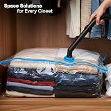 1ABOVE Pack of 6 Vacuum Storage Bags Large 60x80CM Mould Moisture Proof view 8
