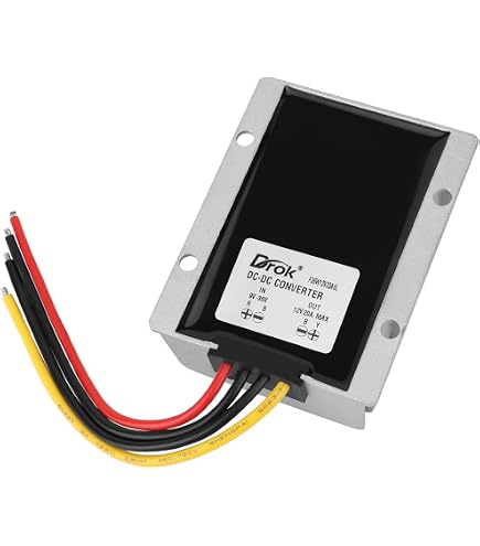 MadHornets 8-40V To 12V 20A DC-DC Voltage Stabilizer – Waterproof, Die-Cast Aluminum