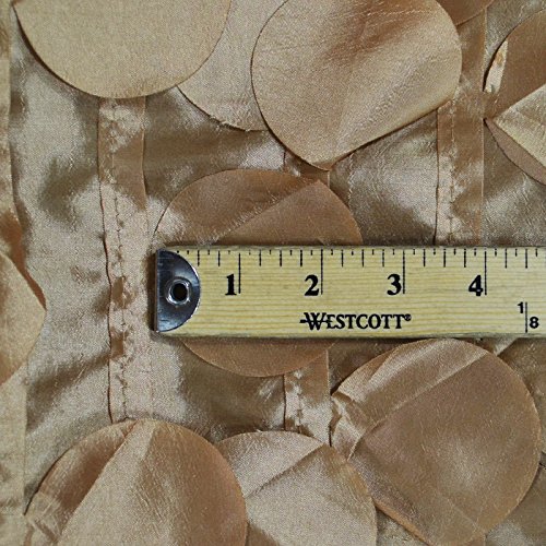 ROUND PETAL TAFFETA / CIRCLE TAFFETA FABRIC 58" WIDE BY THE YARD - LIGHT PINK