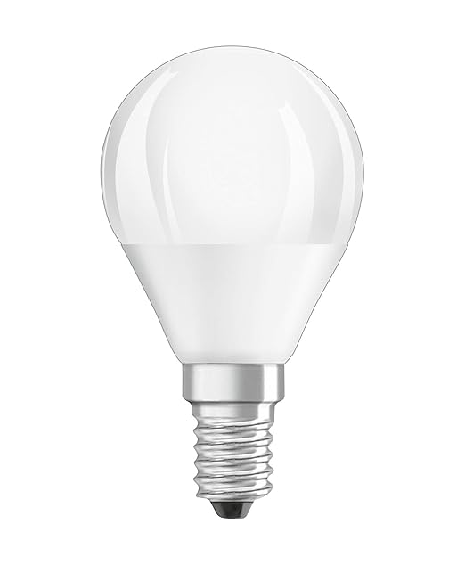 Osram LED SuperStar Classic P Lampe, in Tropfenform mit E14-Sockel, dimmbar, Ersetzt 40 Watt, Matt, Warmweiß - 2700 Kelvin, 1