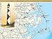 Southeast Lighthouses Illustrated Map & Guide: North Carolina, South Carolina & Georgia