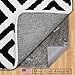 GORILLA GRIP Felt and Natural Rubber Stay in Place Slip Resistant Rug Pad, 1/4in Thick, 2x10 FT Protective Padding Under Area Rugs, Cushioned Gripper Pads, Carpet Runners, Hardwood Floors Protection