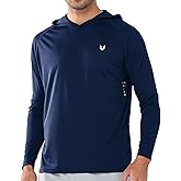 NORTHYARD Men's UPF 50+ Hoodie Shirts Long Sleeve Sun Protection Fishing Swim Beach UV SPF Rash Guard Quick Dry Lightweight