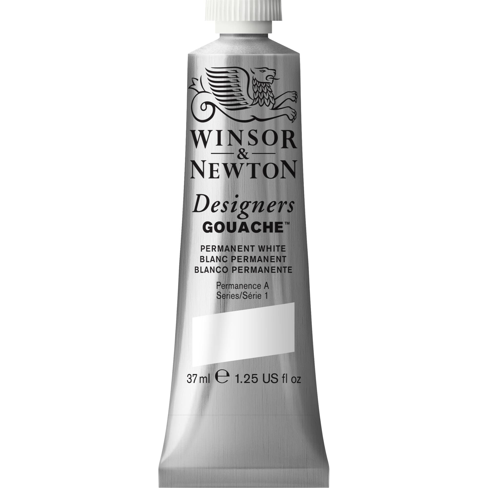 Photo 1 of Winsor & Newton Designer's Gouache, 37 ml (1.25oz) tube, Permanent White