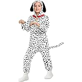 GIFTINBOX Cat Costume For Girls, Animal Costume, Black Cat Dalmatian Costume for Kids, Halloween Costumes for Kids