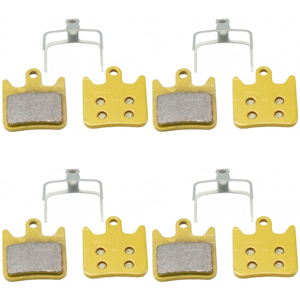4 Pairs of Hope TECH X2 Sintered Disc Brake Pads, Compatible TechX2 HopeX2 DH XC
