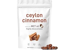 Ceylon Cinnamon Capsules, Ceylon Cinnamon 7200mg With Mct Oil (1PC)