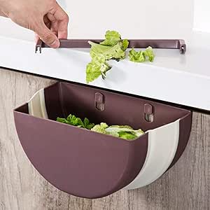 Botes de basura de cocina, botes de basura montados en la pared con