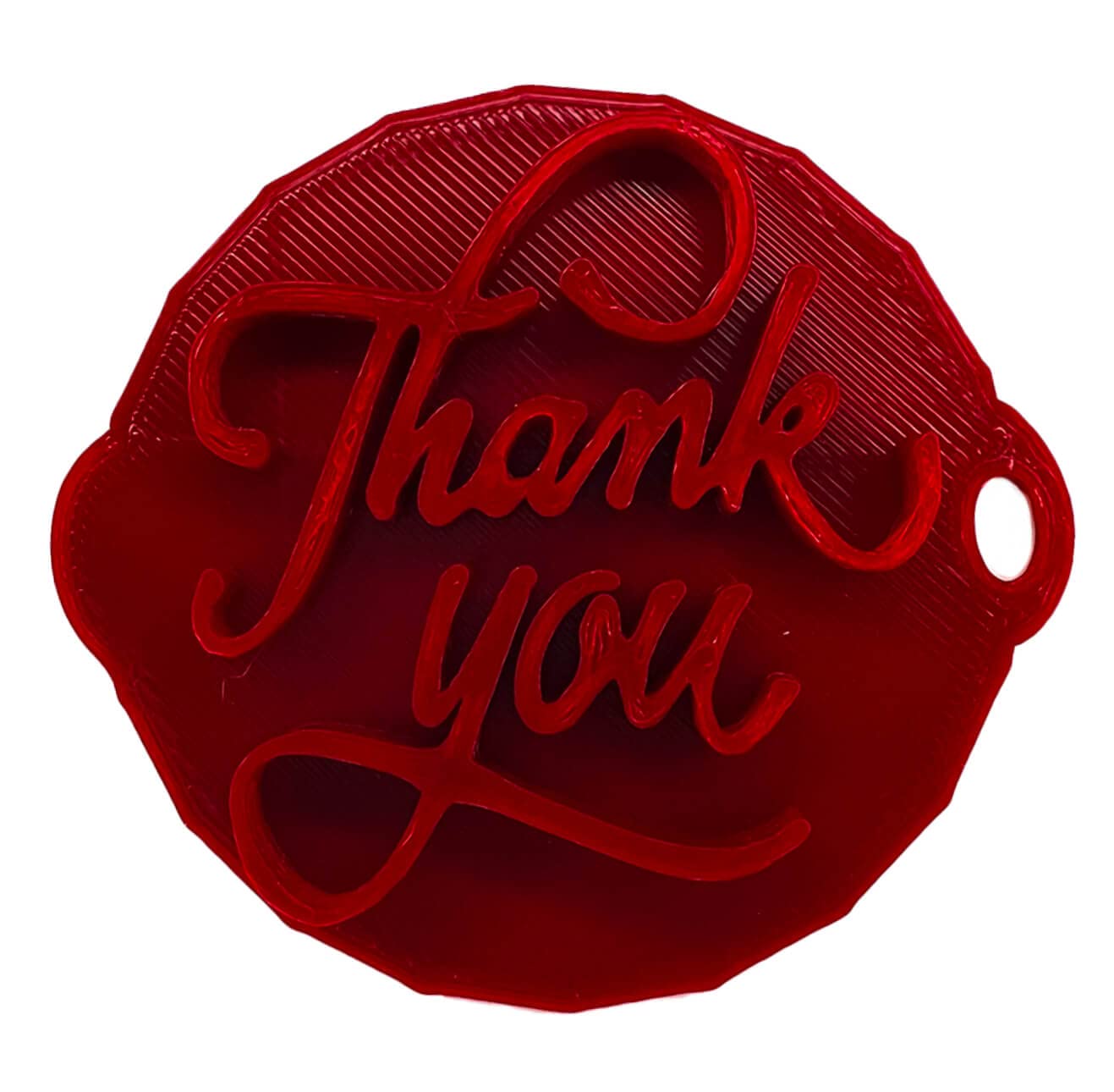 BakeInStyle Thank You Embosser Stamp for Fondant Icing, Cupcake, Cake, Cookie Press