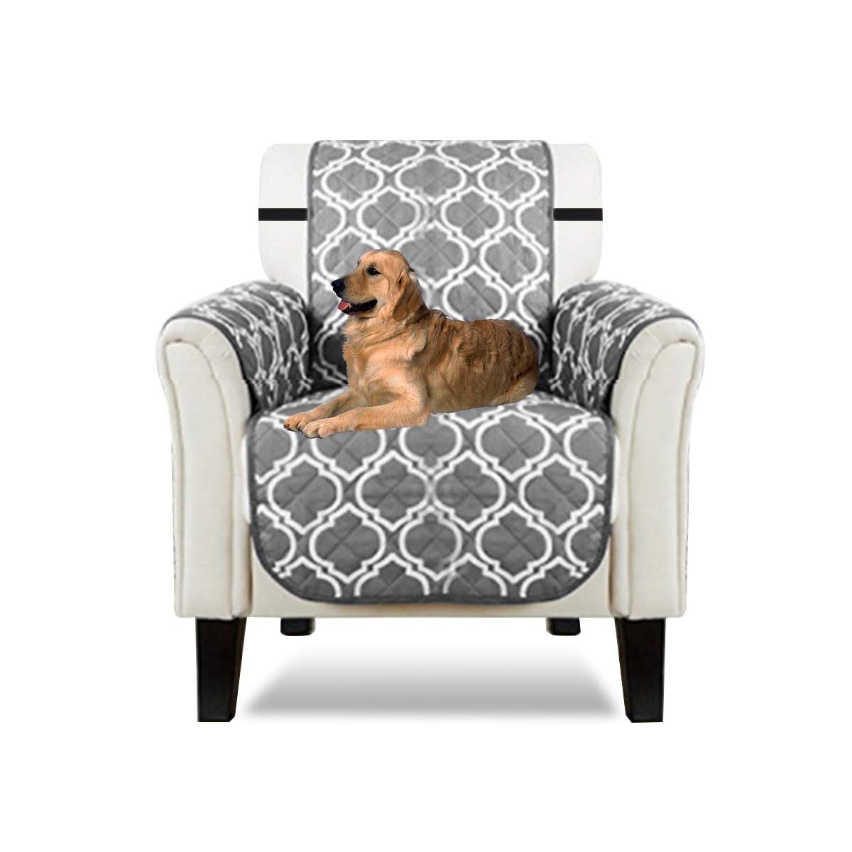 PETCUTE Quilted Armchair cover relax chair cover armchair slipcover water resistant sofa protector slipcover Dog Furniture Protector