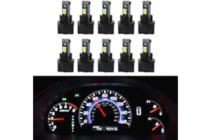 WLJH Canbus Super Bright 3030 Chip PC74 Twist Lock Socket T5 2721 73 74 Led Bulb Car Automotive Instrument Cluster Light Gaug