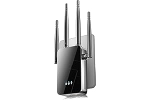 BAETAEY 2024 WiFi Extender Signal Booster - up to 10000 sq.ft Coverage, Wireless Booster - Long Range Internet Repeater, WiFi Booster and Signal Amplifier w/Ethernet Port, 1-Tap Setup