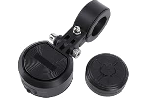 Electric Bikes Horn with Remote Control, Anti Theft Alarm Adjustable Electric Bikes Bell, IP66 Water Proof USB Rechargeable S