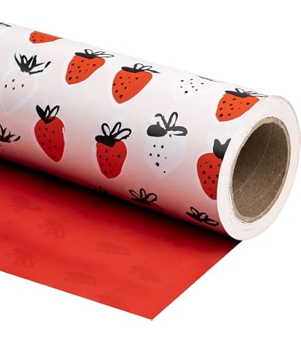 Rouleau De Papier Cadeau Motif Ananas Rose Et Doré - 43,2 Cm X 5 M - Idéal Pour Anniversaire, Mariage, Baby Shower - 3