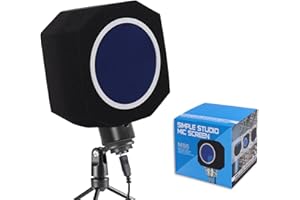 Microphone Wind Shield Pop Filter Isolation Ball, Wind Shield Acoustic Filter for Record Studios,Microphone Pop Filter Shield