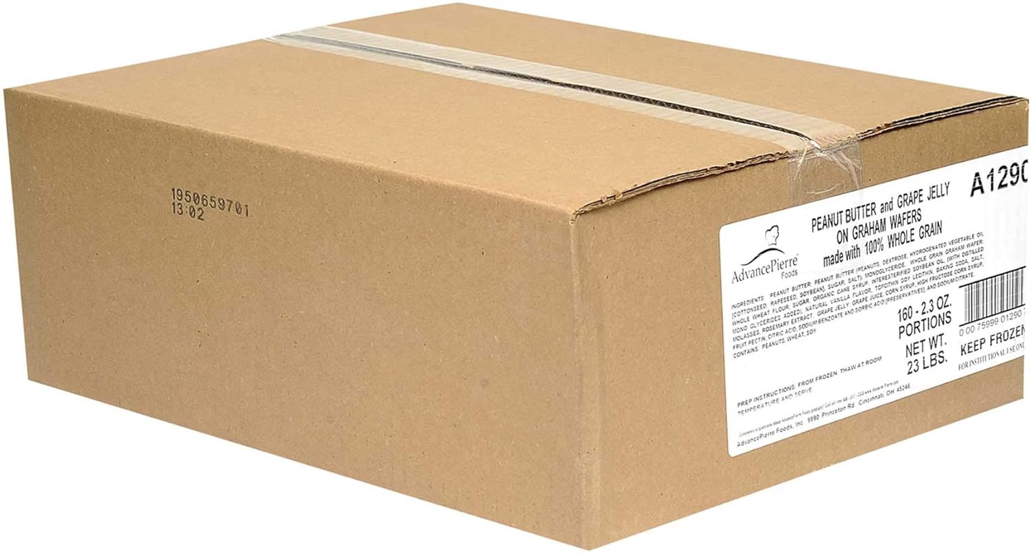 Amazon Com Advance Pierre Peanut Butter And Grape Jelly Whole