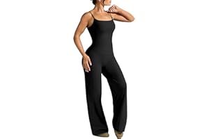 OMKAGI Workout Sets for Women Padded Tank Tops Matching Straight Leg Yoga Outfits