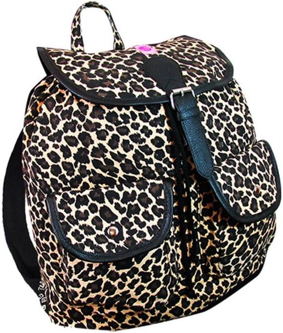 girls leopard backpack