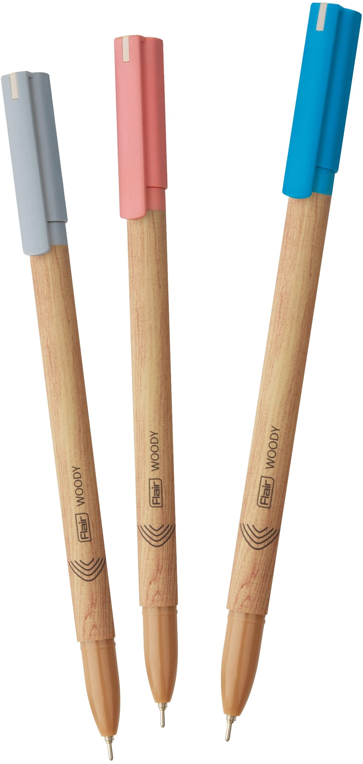 FLAIR Woody Pack Of 50 Ball Pens|Multicolor 4
