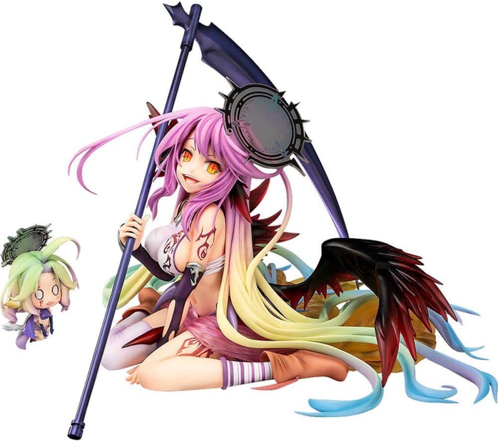 NYJNN Anime statueNew anime NO game life Jibril great war Ver! PVC 15cm Action Figure Japanese Anime Toy Miniature Figures