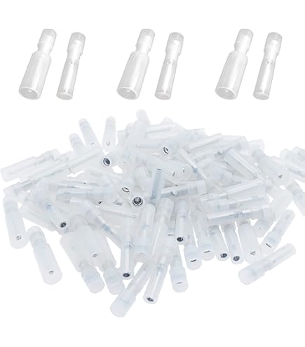 Dorman 86457 Male Bullet Connectors – 20 Pack, 16-14 Gauge, .176 In. Blue Terminals