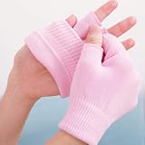 Xemz Pink Moisturizing Gloves Socks Set for Dry Hands Feet Skin Care Repair view 7