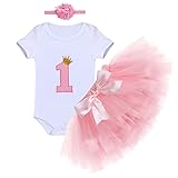 Baby Girls First Birthday Clothes One-Piece