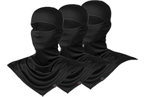 AIWOLU Balaclava Full Face Mask Summer for Sun Protection Breathable Long Neck Covers for Men Women Cycling Fishing…