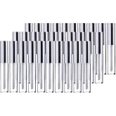 J.B.Y JUST BE YOURSELF 30pcs Lip Gloss Tubes Cute Set Lip Balm Empty Containers Refillable Lip Gloss Tubes with Wand Clear Pl