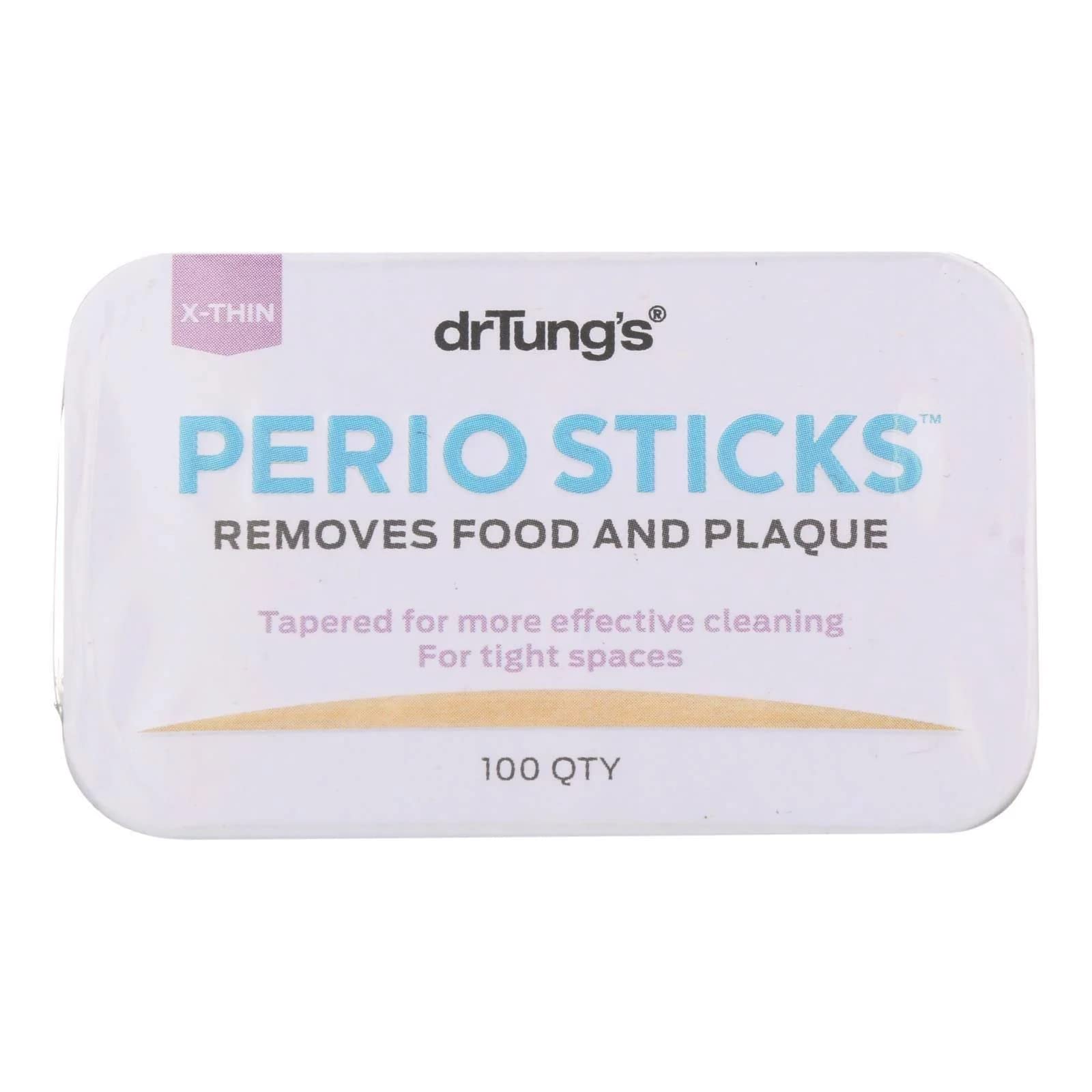 Dr. Tung's, Perio Sticks, X-Thin, 100 Sticks