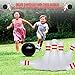Kids Bowling Set for Kids - Includes One Big Ball and 6 Giant Inflatable Bowling Pins Jumbo Bowling Set Game - Great Party Inflatable Games for Kids