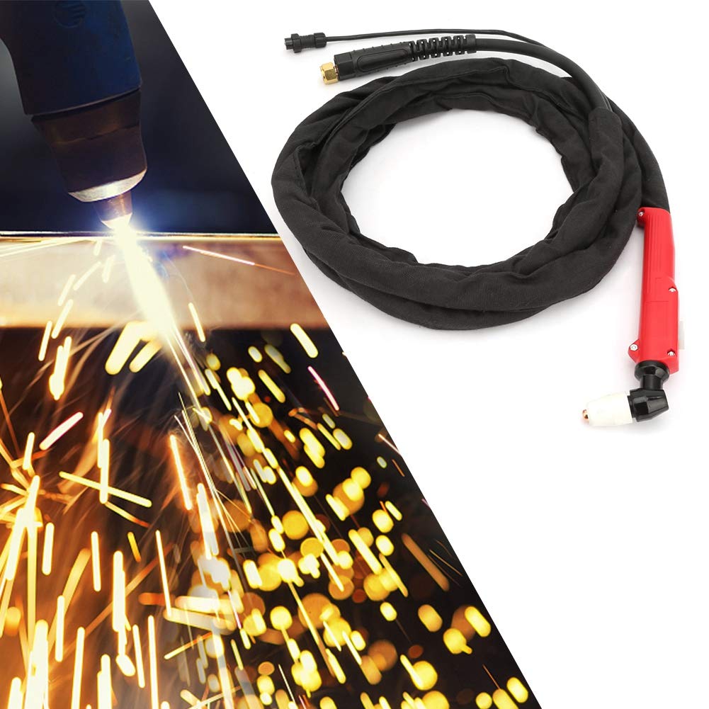 Plasma Cutting Torch,PT-31 Plasma Cutter Torch Cutting Gun,40A Plasma Cutting Machine,4 Meters/13.1ft for Plasma Cutting Machine,good flame retardation