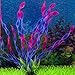 4U-Lucky Long Artificial Plastic Water Plants For Aquarium Decoration Purple