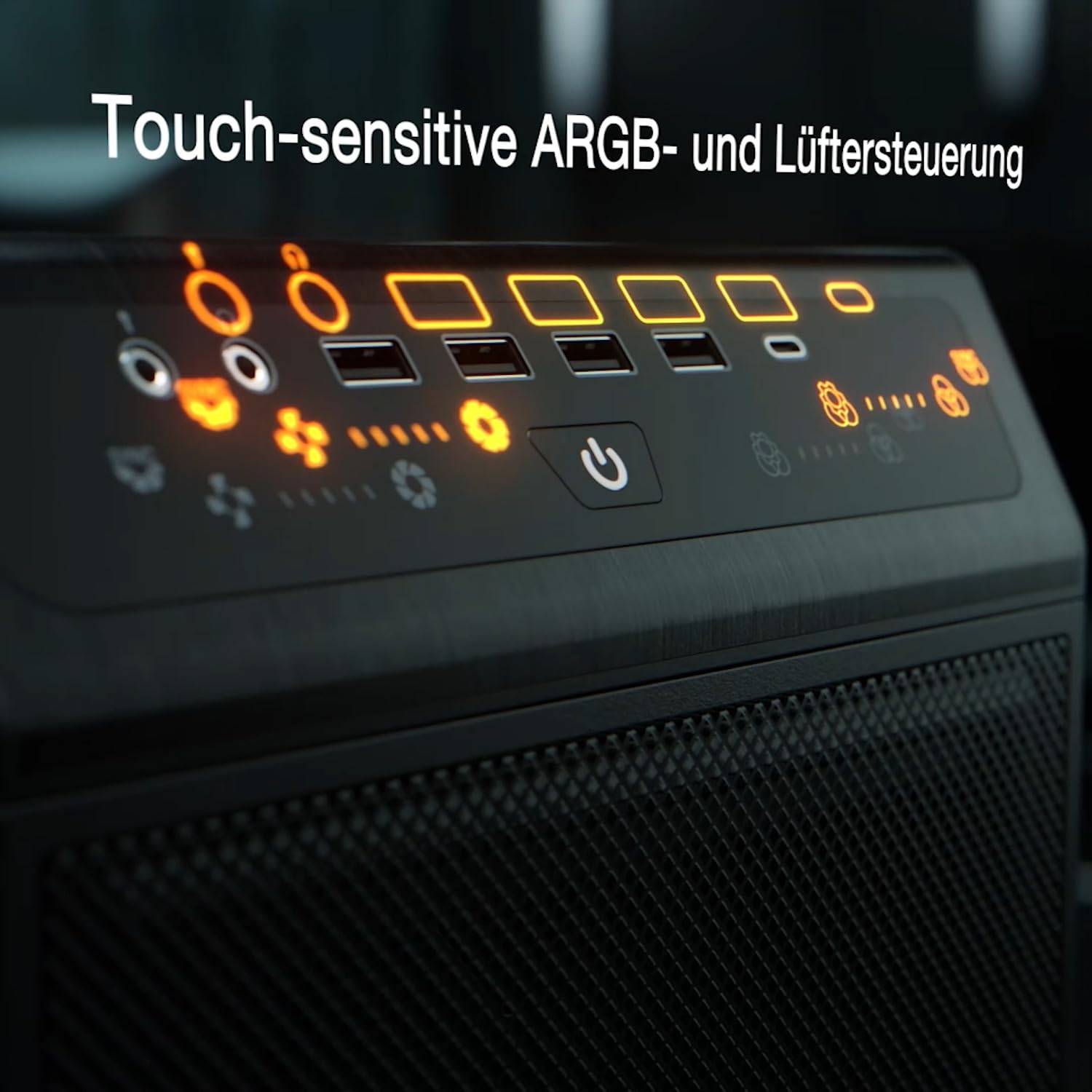 be quiet! Dark Base Pro 901 Black PC-Gehäuse, maximaler Airflow, 3X Silent Wings 4 PWM Lüfter nahezu unhörbarer Betrieb Touch-sensitives I/O-Panel, invertiertes Layout möglich, ARGB-Beleuchtung 4