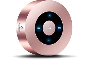 Upgraded, XLeader Mini Bluetooth Speaker (with Portable Travel Case) Touch Design, Support Mic,SD Card,AUX input, Crystal Sou
