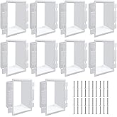 10Pcs BE2 Electrical Outlet Box Extenders with 40 PCS Screws, (2-Gang) Electrical Power Outlet Box Extender，Single Gang Box Extender Electric Box Extender 2 Gang Power Switch Receptacles Accessories